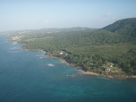 View of the coastline