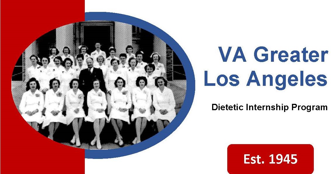 Photo of an early class of the VAGLA Dietetic Internship. The internship was established in 1945.